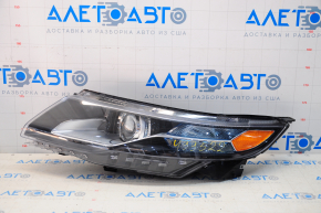 Headlight front left naked Chevrolet Volt 11-15 broken fastener