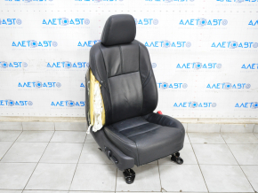 Passenger seat Toyota Avalon 13-18 without airbag, electric, heated, ventilated, leather black, shot