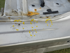 Quarter wing rear left Nissan Rogue 14-20 silver, pokes, painted