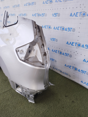 Quarter wing rear left Nissan Rogue 14-20 silver, pokes, painted
