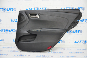 Door trim card rear right Toyota Avalon 13-18 black with black insert, scratches, tears