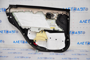 Door trim card rear right Toyota Avalon 13-18 black with black insert, scratches, tears