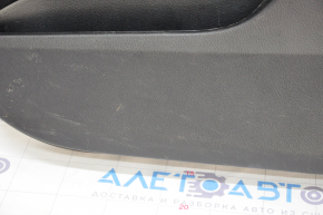 Door trim card rear right Toyota Avalon 13-18 black with black insert, scratches, tears