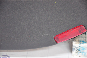 Door trim card rear right Toyota Avalon 13-18 black with black insert, scratches, tears