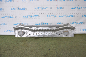 Rear panel Nissan Rogue 14-20 silver, dented, corrosion, painted