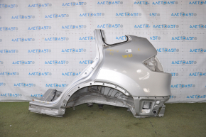 Quarter wing rear left Nissan Rogue 14-20 silver, pokes, painted