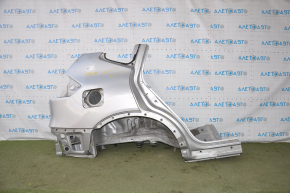 Quarter wing rear right Nissan Rogue 14-20 silver, pokes, painted