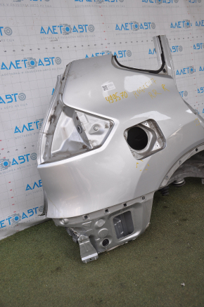 Quarter wing rear right Nissan Rogue 14-20 silver, pokes, painted