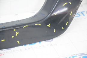 Front bumper molding upper Nissan Rogue 17- black, sand, scratches