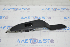 Rear left window lift control trim Toyota Avalon 13-18 with backlight, scratches on chrome