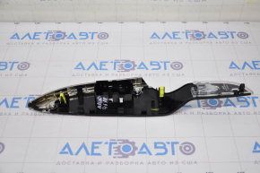 Rear right window lifter control trim Toyota Avalon 13-18 with backlight, scratches