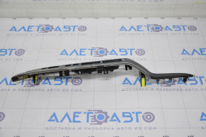 Front left window lift control trim Toyota Avalon 13-18 with backlight, scratches on chrome