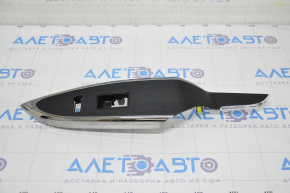 Front right window lift control trim Toyota Avalon 13-18 with backlight, scratches on chrome