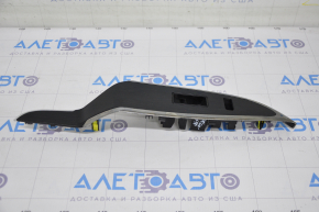 Front right window lift control trim Toyota Avalon 13-18 with backlight, scratches on chrome