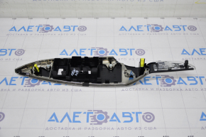 Front right window lift control trim Toyota Avalon 13-18 with backlight, scratches on chrome