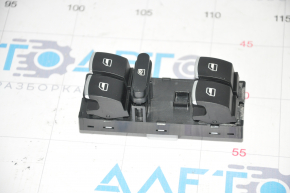 Front left window lift control VW Passat b7 12-15 USA chrome strips