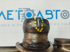 Exhaust line middle part with barrel Porsche Cayenne 958 11-17 Hybrid is dented, cuts