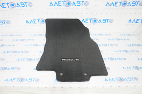 Carpet interior front right Nissan Rogue 14-20 cloth black