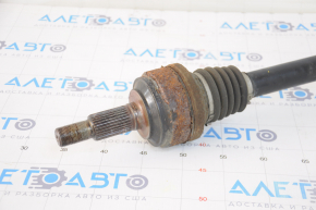 Drive axle rear left Porsche Cayenne 958 11-17 Hybrid rusty