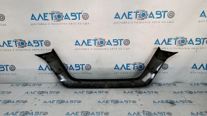 Front bumper molding upper Nissan Rogue 17- black, sand, cracked crepe
