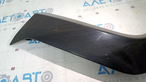 Front bumper molding upper Nissan Rogue 17- black, sand, cracked crepe