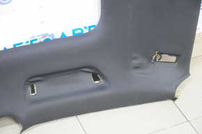 Porsche Cayenne 958 11-14 roof lining for panoramic view, dents, Alcantara, black, fabric peeled off, dry cleanable, burnt