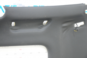 Porsche Cayenne 958 11-14 roof lining for panoramic view, dents, Alcantara, black, fabric peeled off, dry cleanable, burnt