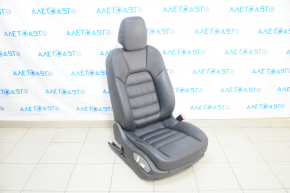 Passenger seat Porsche Cayenne 958 11-14 with airbag, leather black, electric