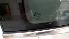 Window blind glass rear left Nissan Rogue 14-20 factory tinted