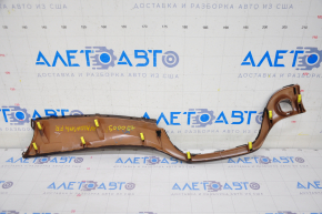 Front panel trim center Toyota Avalon 13-18 under brown wood, scratches