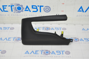 Front panel trim left upper Toyota Avalon 13-18 leather, black