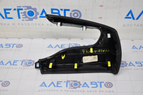 Front panel trim left upper Toyota Avalon 13-18 leather, black