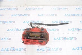Rear left caliper Porsche Cayenne 958 11-17 red, 4 pistons, complete