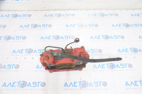 Rear left caliper Porsche Cayenne 958 11-17 red, 4 pistons, complete