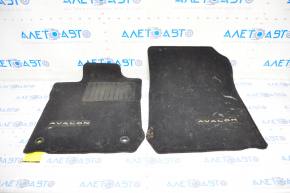 Set of mats Toyota Avalon 13-18 cloth, black, for cleaning