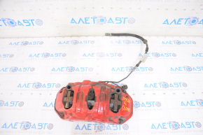 Front left caliper Porsche Cayenne 958 11-17 red, 6 pistons, complete