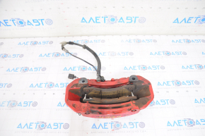Front left caliper Porsche Cayenne 958 11-17 red, 6 pistons, complete