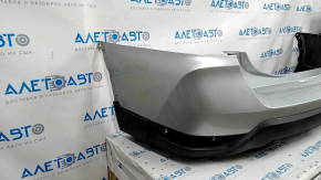 Bare rear bumper Nissan Rogue 17 - not silver, scratches