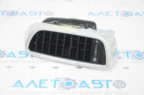 Air duct central right Porsche Cayenne 958 11-17 black, swollen chrome
