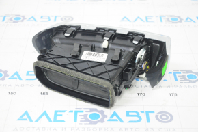 Air duct central right Porsche Cayenne 958 11-17 black, swollen chrome