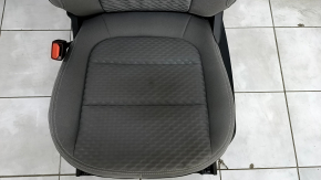 Driver's seat Ford Escape MK4 20-22 without airbag, electric, heated, gray cloth, dry cleanable, tear