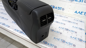 Central console armrest Ford Escape MK4 20- leather, black, under the air duct, scratches