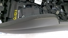 Central console armrest Ford Escape MK4 20- leather, black, under the air duct, scratches