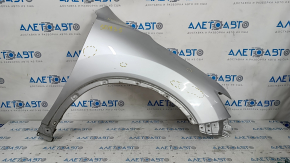 Front right wing Nissan Rogue 14-20 silver K23, steel, dented, bumps