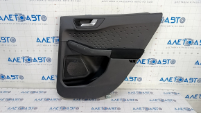 Door trim card rear right Ford Escape MK4 20-22 rag black, scratches, broken fastener