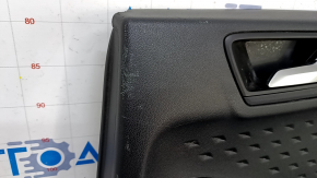 Door trim card rear right Ford Escape MK4 20-22 rag black, scratches, broken fastener
