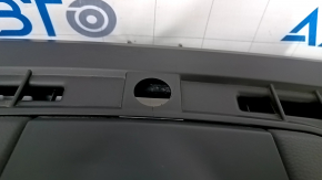Torpedo front panel with AIRBAG Porsche Cayenne 958 11-14 black leather, crack
