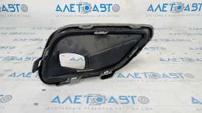 Left fog light frame Jeep Cherokee KL 19-21 with chrome frame, sand