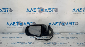 Side mirror left Jeep Cherokee KL 19-21 7+7 pins, green, BSM, heated, backlight, turn signal, green