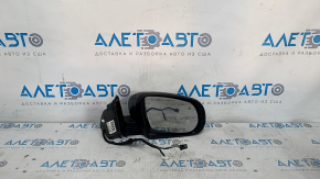 Side mirror right Jeep Cherokee KL 19-21 7+7 pins, green, BSM, heated, backlight, turn signal, green